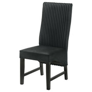 Barrand Upholstered Dining Side Chair Black (Set of 2) - detail 5