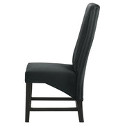Barrand Upholstered Dining Side Chair Black (Set of 2) - detail 6