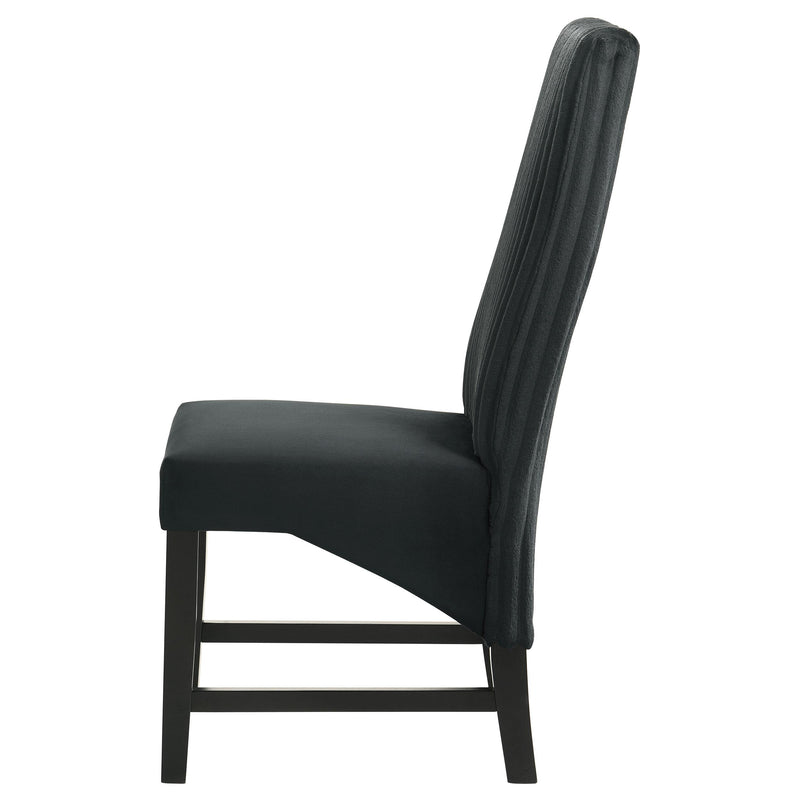 Barrand Upholstered Dining Side Chair Black (Set of 2) - detail 6