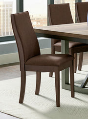 Spring Creek Upholstered Dining Chair Chocolate (Set of 2) - alternate view