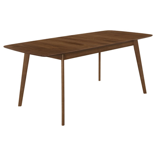 Redbridge 75-inch Extension Leaf Dining Table Natural Walnut - alternate view