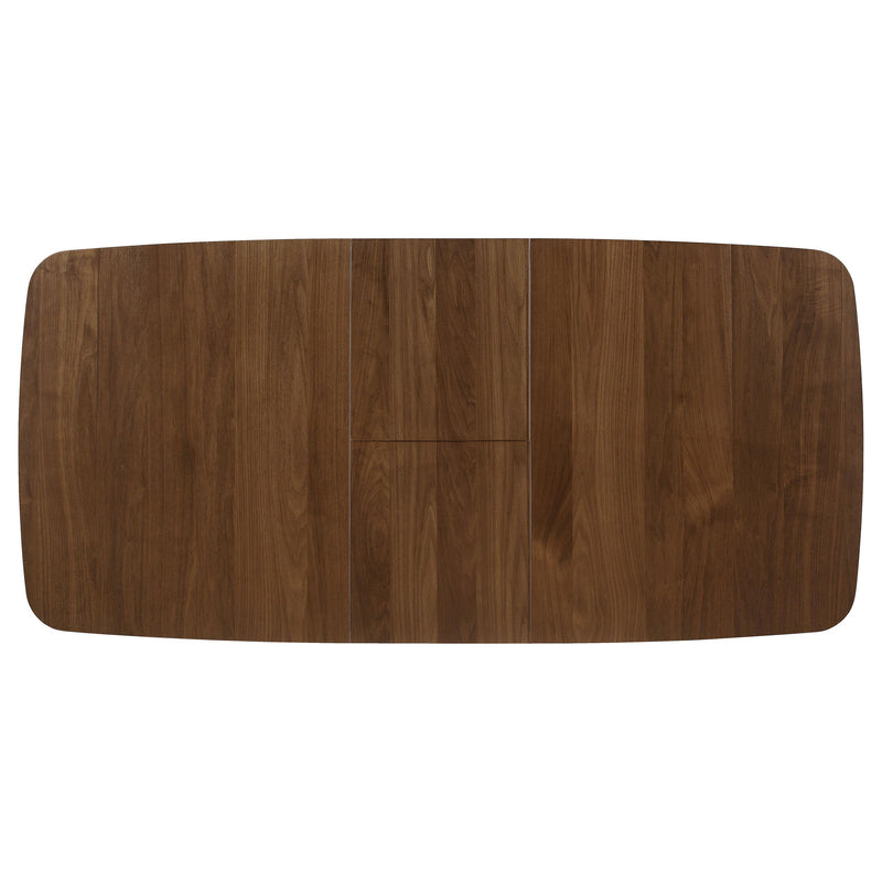 Redbridge 75-inch Extension Leaf Dining Table Natural Walnut - detail 4