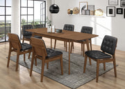 Redbridge 75-inch Extension Leaf Dining Table Natural Walnut - detail 6