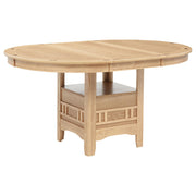 Lavon 5-piece Oval Extension Leaf Dining Set Light Oak - detail 7