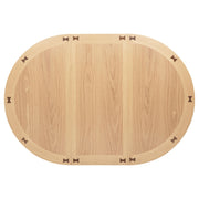 Lavon 5-piece Oval Extension Leaf Dining Set Light Oak - detail 8