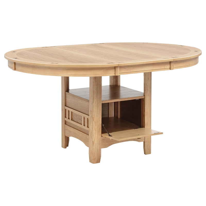 Lavon Oval 60-inch Wood Extension Leaf Dining Table Light Oak - detail 3