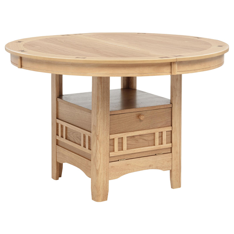 Lavon Oval 60-inch Wood Extension Leaf Dining Table Light Oak - detail 4