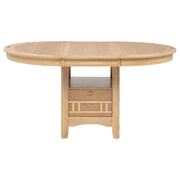 Lavon Oval 60-inch Wood Extension Leaf Dining Table Light Oak - detail 5