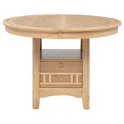 Lavon Oval 60-inch Wood Extension Leaf Dining Table Light Oak - detail 6