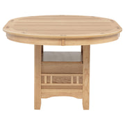 Lavon Oval 60-inch Wood Extension Leaf Dining Table Light Oak - detail 7