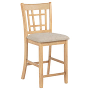 Lavon 5-piece Oval Counter Height Dining Set Light Oak - detail 9