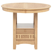 Lavon Oval 60-inch Counter Height Extension Dining Table Light Oak - detail 6