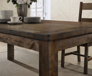 Coleman 9-piece Rectangular Dining Set Rustic Golden Brown - detail 5