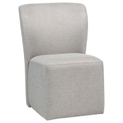 Jaelynn Upholstered Parsons Dining Side Chair Beige (Set of 2) - detail 3