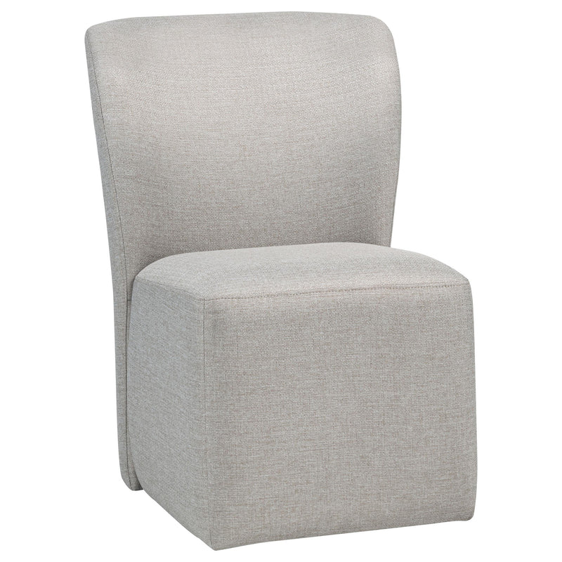 Jaelynn Upholstered Parsons Dining Side Chair Beige (Set of 2) - detail 3