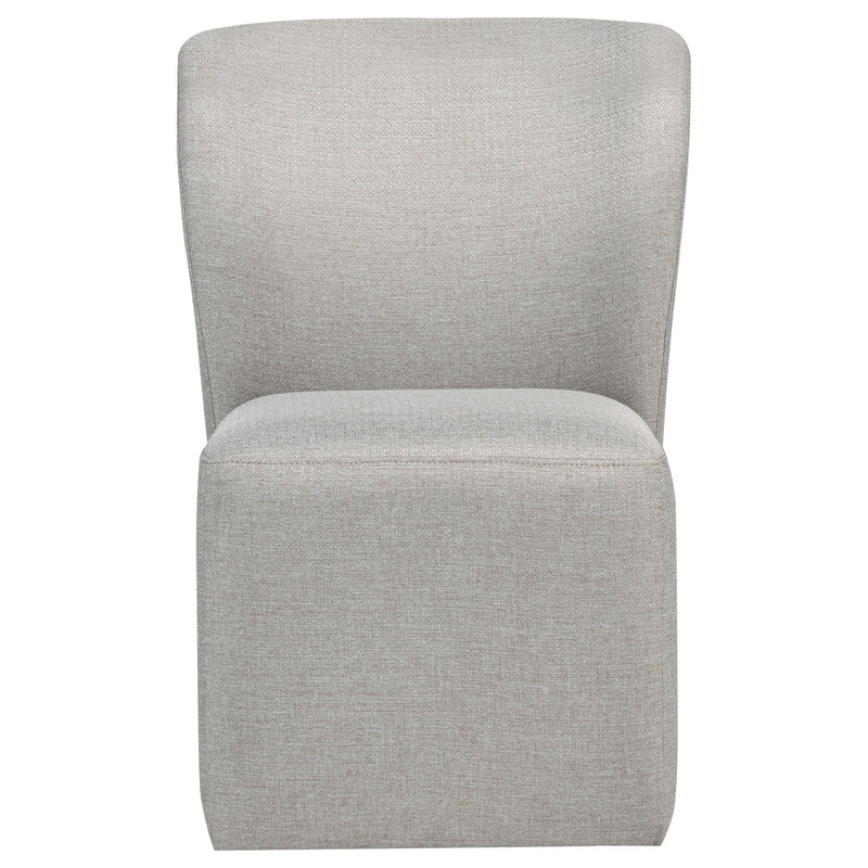 Jaelynn Upholstered Parsons Dining Side Chair Beige (Set of 2) - detail 4