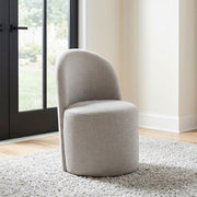 Aubrey Upholstered Barrel Dining Side Chair Beige (Set of 2) - alternate view