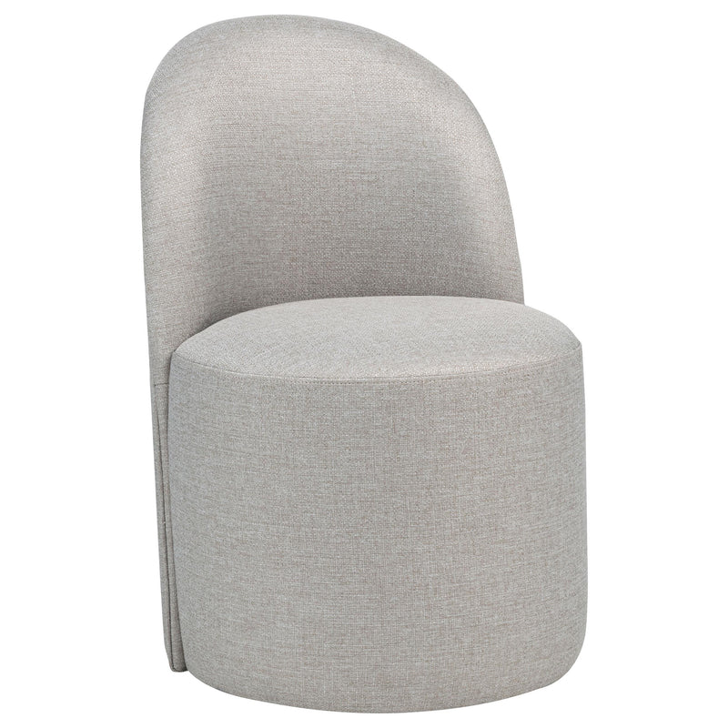 Aubrey Upholstered Barrel Dining Side Chair Beige (Set of 2) - detail 3