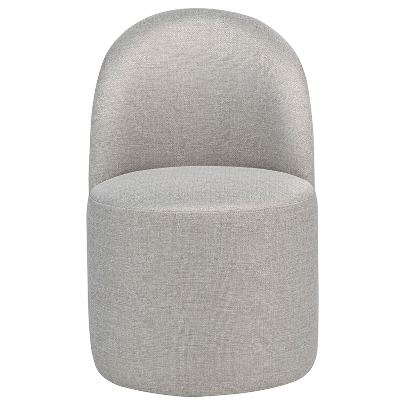 Aubrey Upholstered Barrel Dining Side Chair Beige (Set of 2) - detail 4