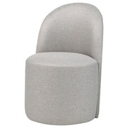 Aubrey Upholstered Barrel Dining Side Chair Beige (Set of 2) - detail 5