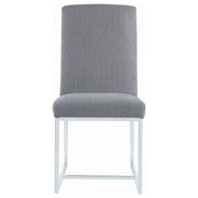 Mackinnon Upholstered Dining Side Chair Grey (Set of 2) - detail 4