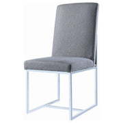 Mackinnon Upholstered Dining Side Chair Grey (Set of 2) - detail 5