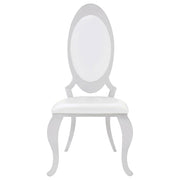 Antoine Upholstered Dining Chair Cream White (Set of 2) - detail 4