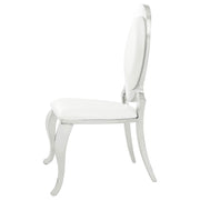 Antoine Upholstered Dining Chair Cream White (Set of 2) - detail 6
