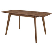 Alfredo 63-inch Extension Leaf Dining Table Natural Walnut - detail 3