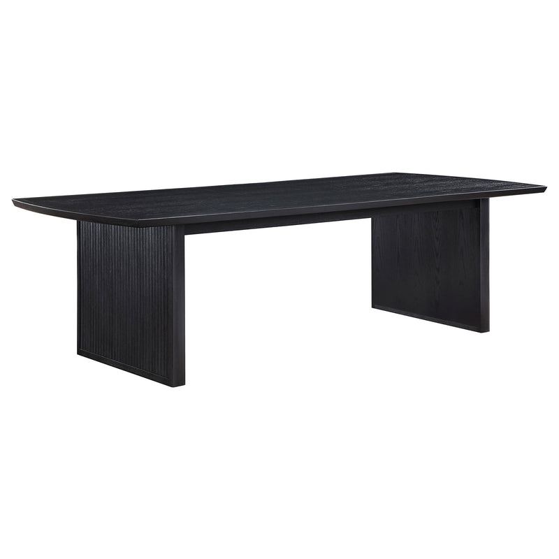 Brookmead 9-piece Extension Leaf Dining Table Set Black - detail 3
