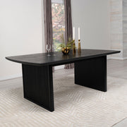 Brookmead 100-inch Extension Leaf Dining Table Black - alternate view