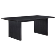 Brookmead 100-inch Extension Leaf Dining Table Black - detail 4