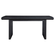Brookmead 100-inch Extension Leaf Dining Table Black - detail 6