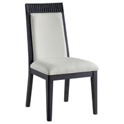 Brookmead Dining Side Chair Ivory and Black (Set of 2) - detail 3