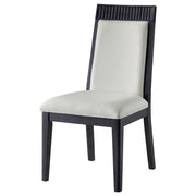 Brookmead Dining Side Chair Ivory and Black (Set of 2) - detail 5