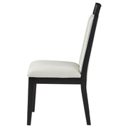 Brookmead Dining Side Chair Ivory and Black (Set of 2) - detail 6
