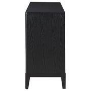 Brookmead 4-door Sideboard Buffet Storage Cabinet Black - detail 6