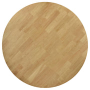 Elowen Round 42-inch Solid Wood Dining Table Light Walnut - detail 4