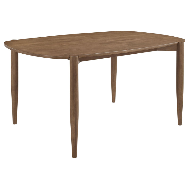 Dortch Oval 63-inch Solid Wood Dining Table Walnut - alternate view