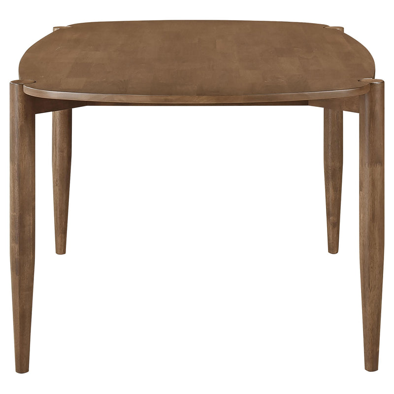 Dortch Oval 63-inch Solid Wood Dining Table Walnut - detail 4
