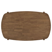 Dortch Oval 63-inch Solid Wood Dining Table Walnut - detail 5
