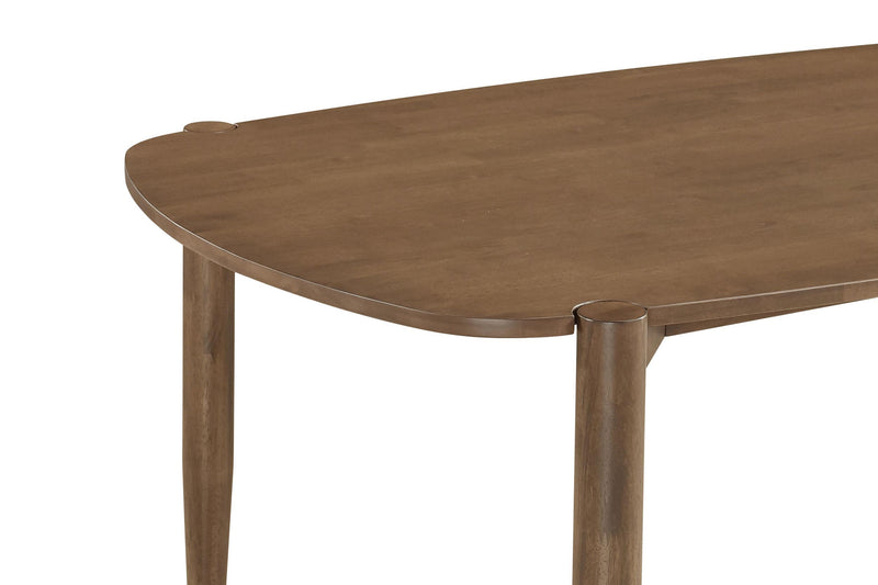 Dortch Oval 63-inch Solid Wood Dining Table Walnut - detail 6