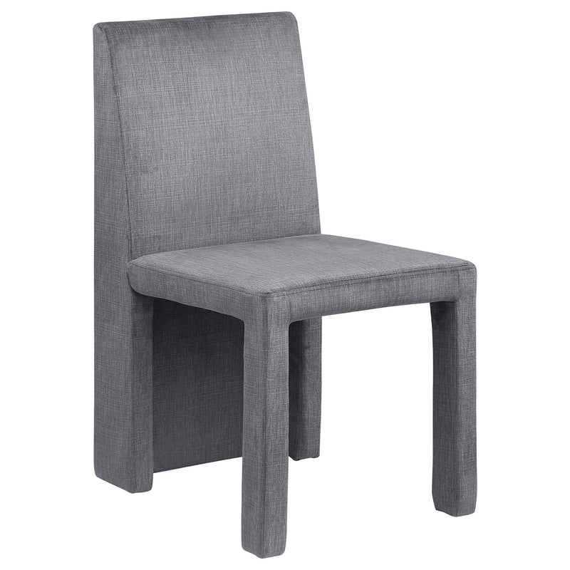 Tordera Velvet Upholstered Dining Side Chair Grey (Set of 2) - detail 3
