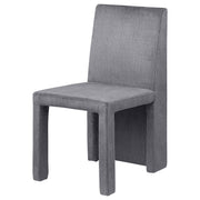 Tordera Velvet Upholstered Dining Side Chair Grey (Set of 2) - detail 5