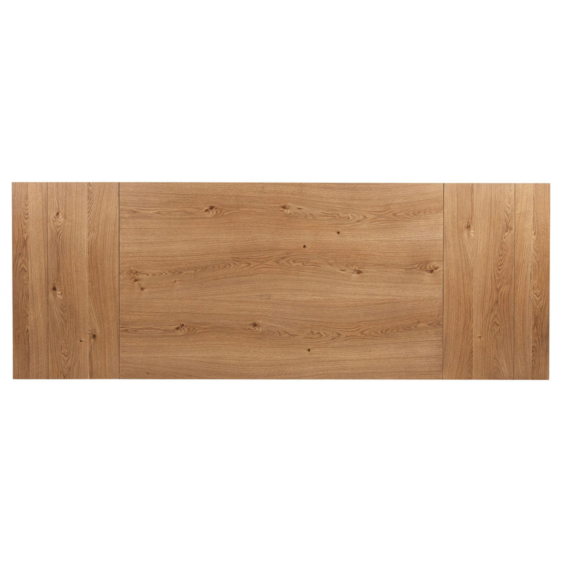 Middleton 106-inch Extension Leaf Dining Table Natural Brown - detail 7