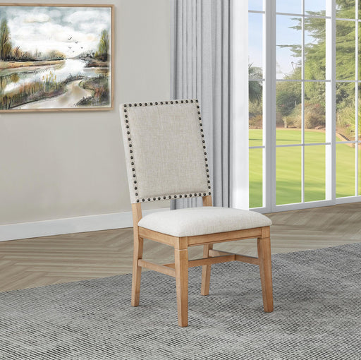 Middleton Upholstered Dining Side Chair Beige (Set of 2) - alternate view