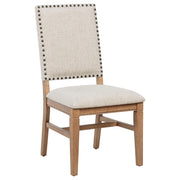 Middleton Upholstered Dining Side Chair Beige (Set of 2) - detail 3