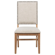 Middleton Upholstered Dining Side Chair Beige (Set of 2) - detail 4