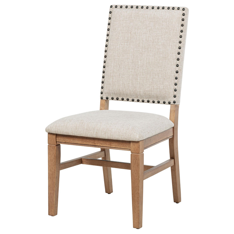 Middleton Upholstered Dining Side Chair Beige (Set of 2) - detail 5