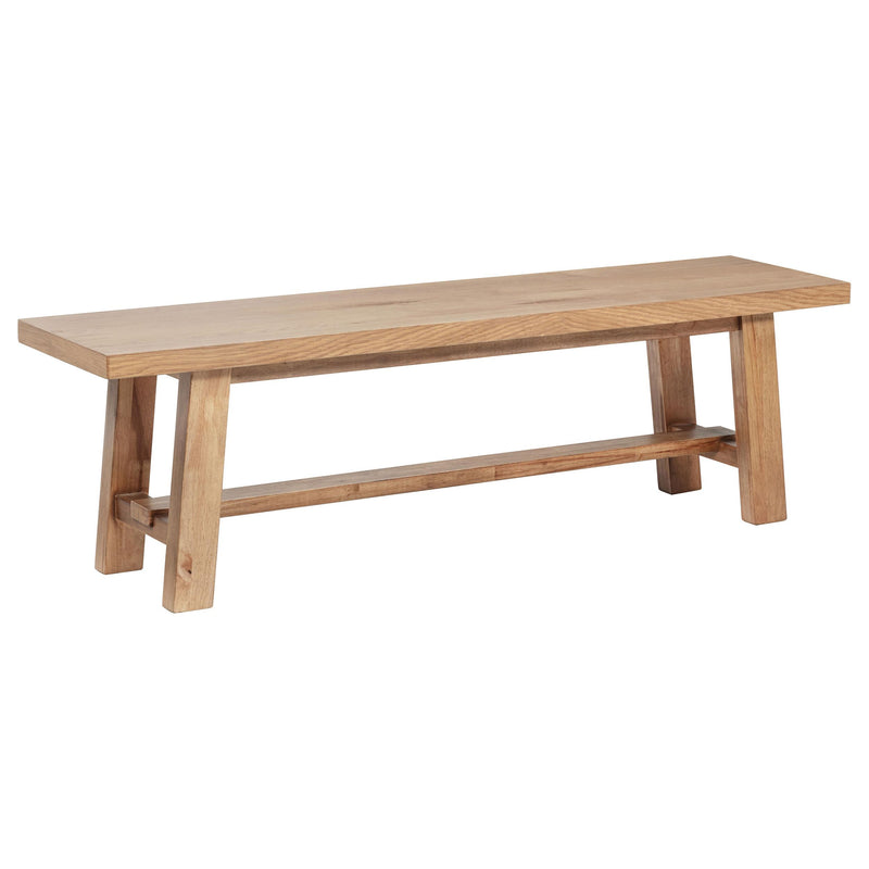 Middleton 60-inch Wood Backless Dining Bench Natural Brown - alternate view
